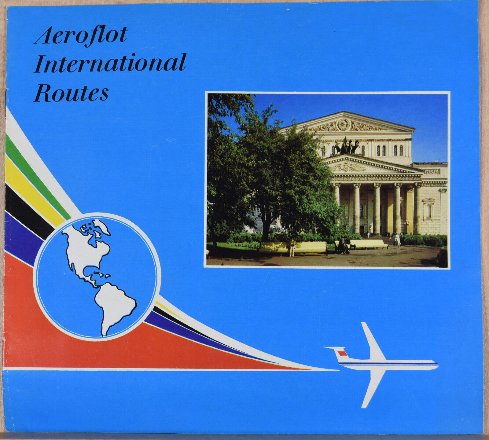1970s Vintage Booklet Russian USSR Airlines Aeroflot Inflight Moscow Travel