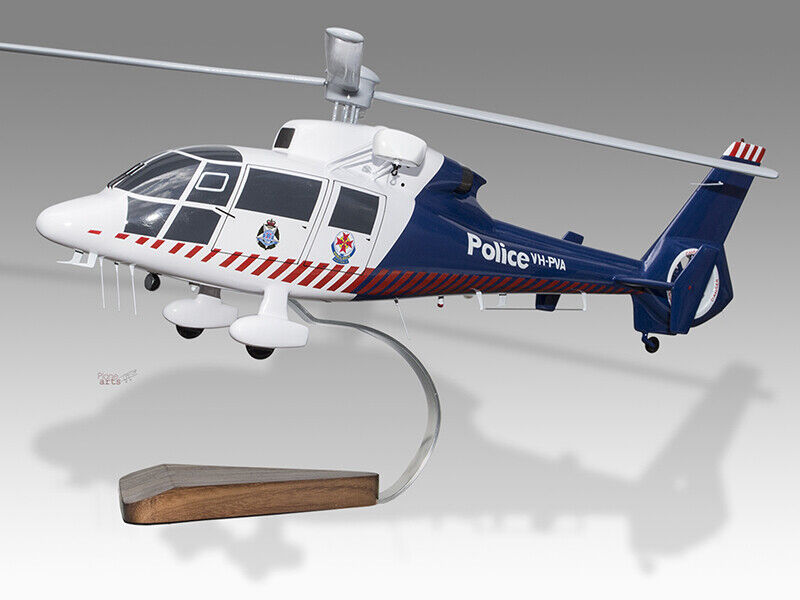  Aerospatiale SA-365 Dauphin 2 Victoria Police Air Wing Desktop Helicopter Model