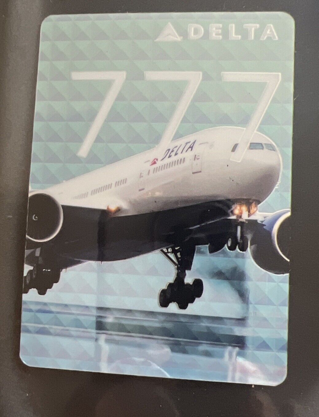 Genuine Delta Airlines Boeing 777-200LR Pilot Trading Card Number 45
