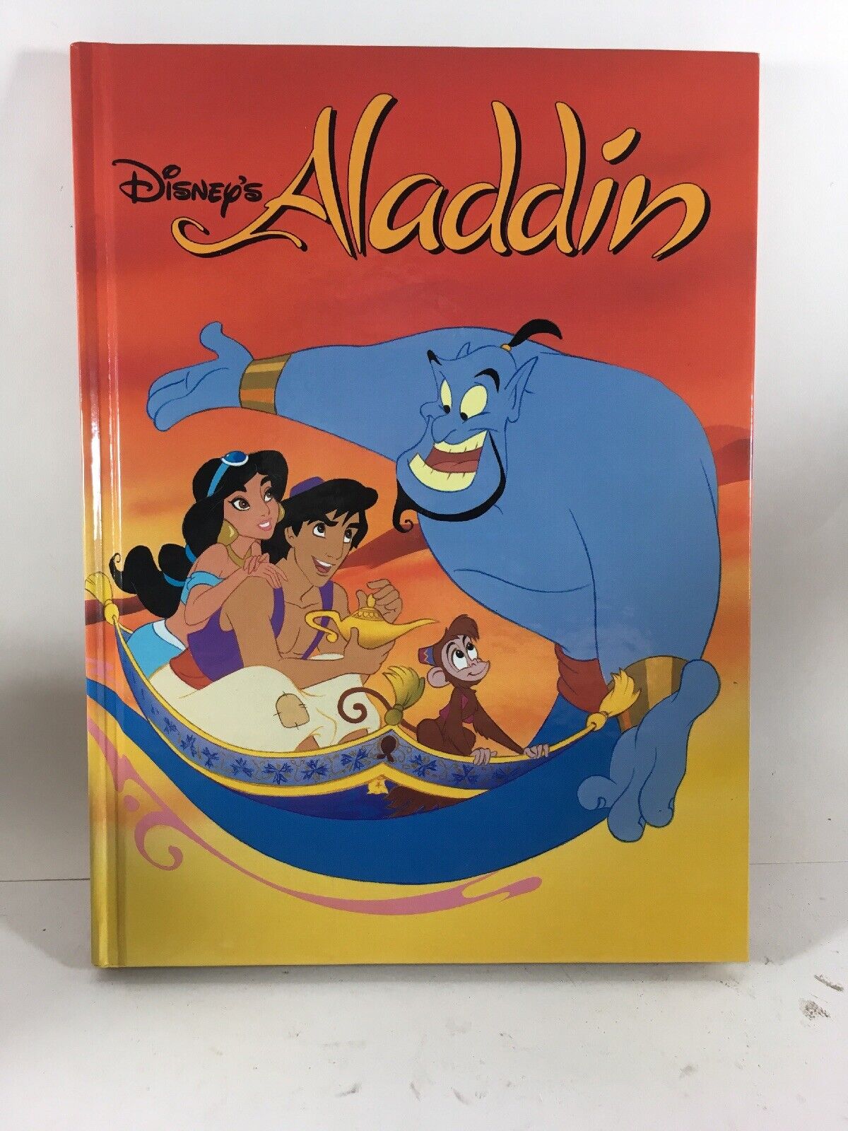 Vintage 1992 Disney Aladdin Hardcover Book Large 11.5x8.5 EUC