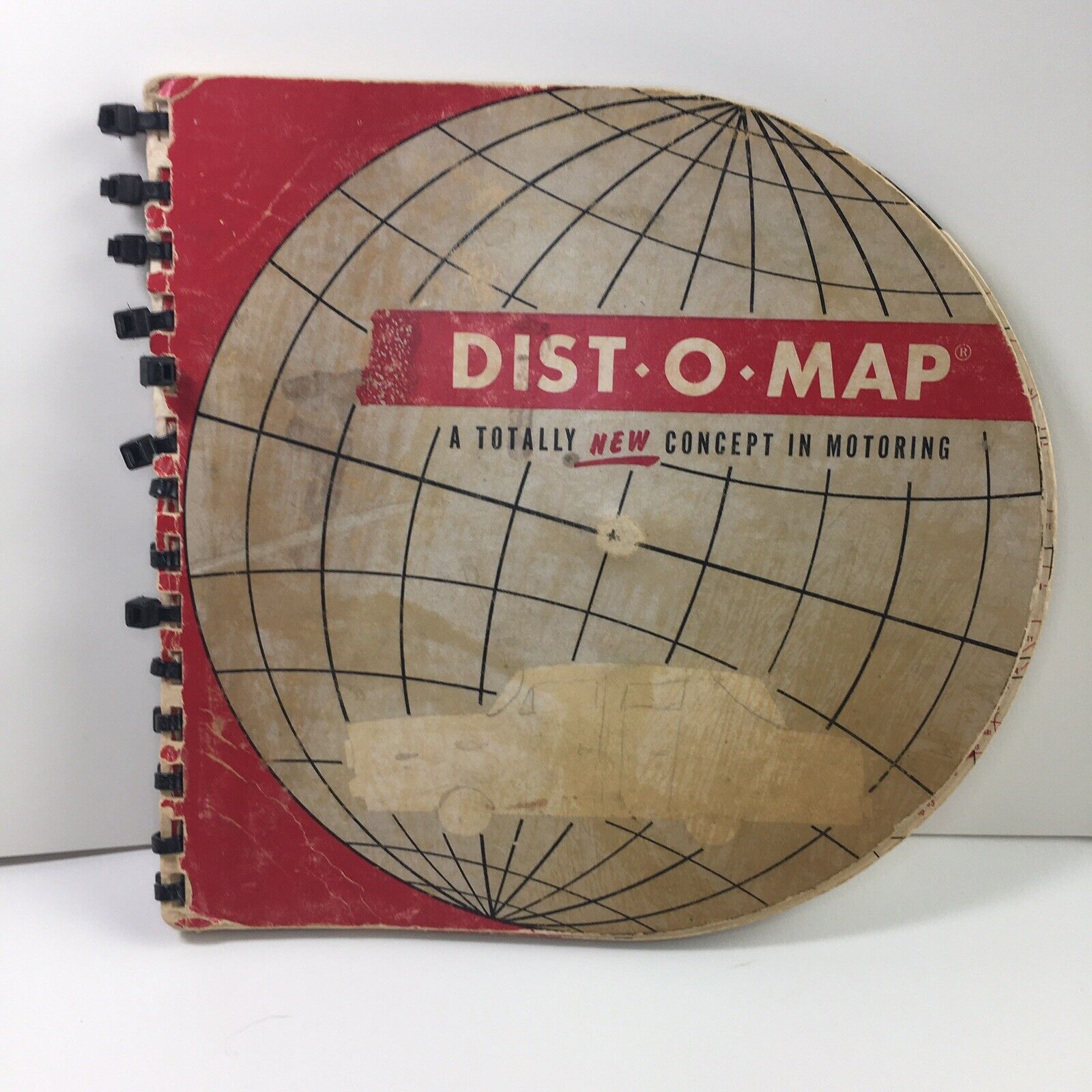 Vintage Dist-O-Map Continental USA 1964 Plumly Manufacturing