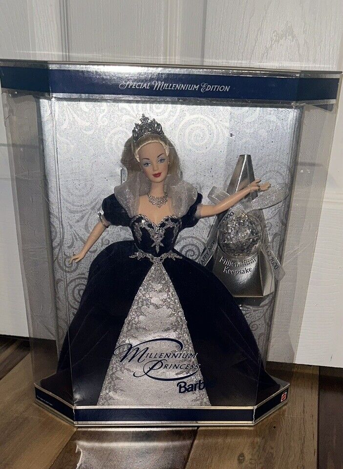 Rare 1999 Happy Holidays Barbie: Special Millennium Princess Edition