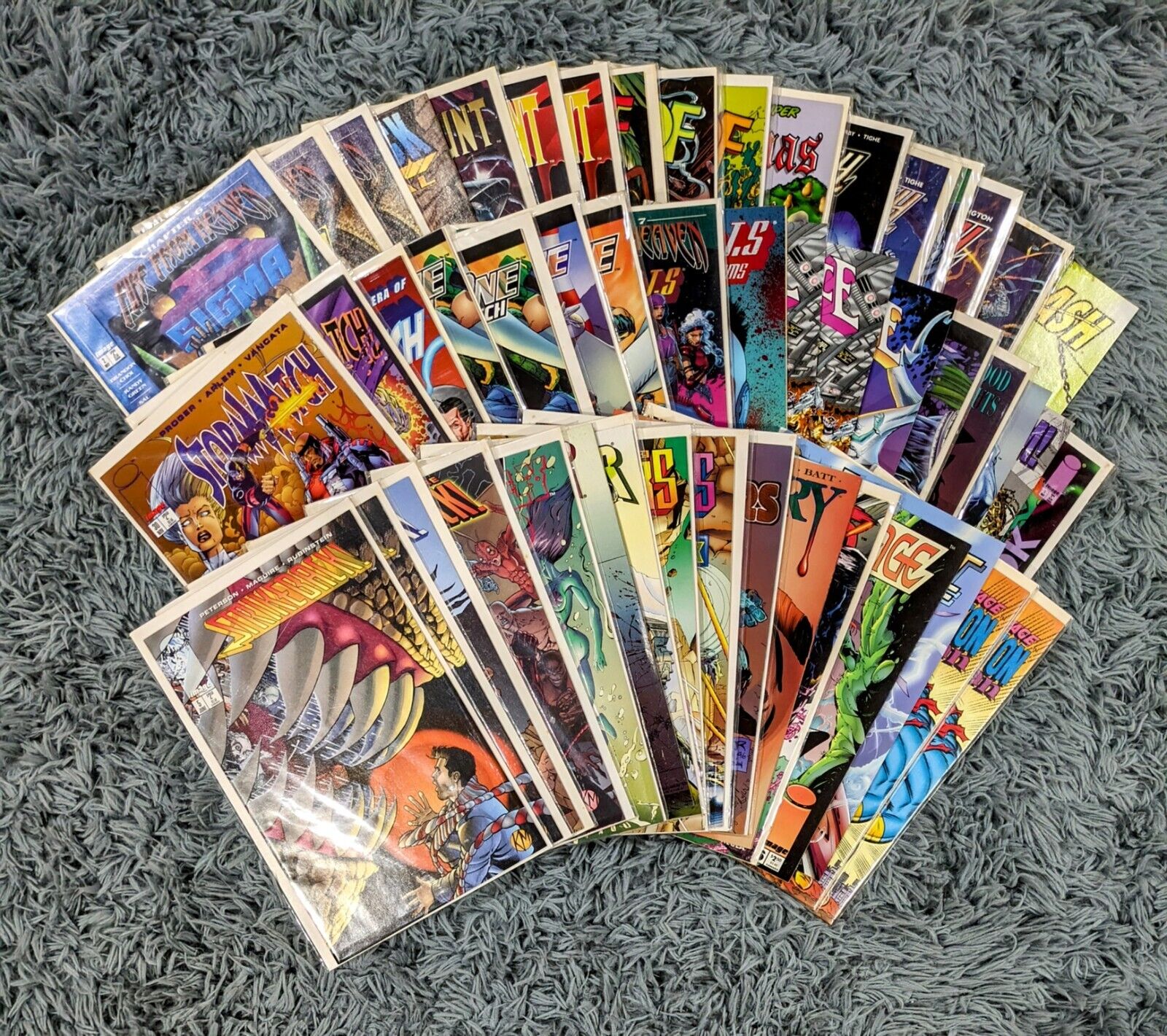Lot Of 50 Various Image Comics Assorted Comic Books- Backlash, Boof, Stormwatch