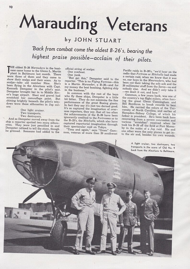 Martin B-26 Marauder Aircraft Report 6/15/2023z