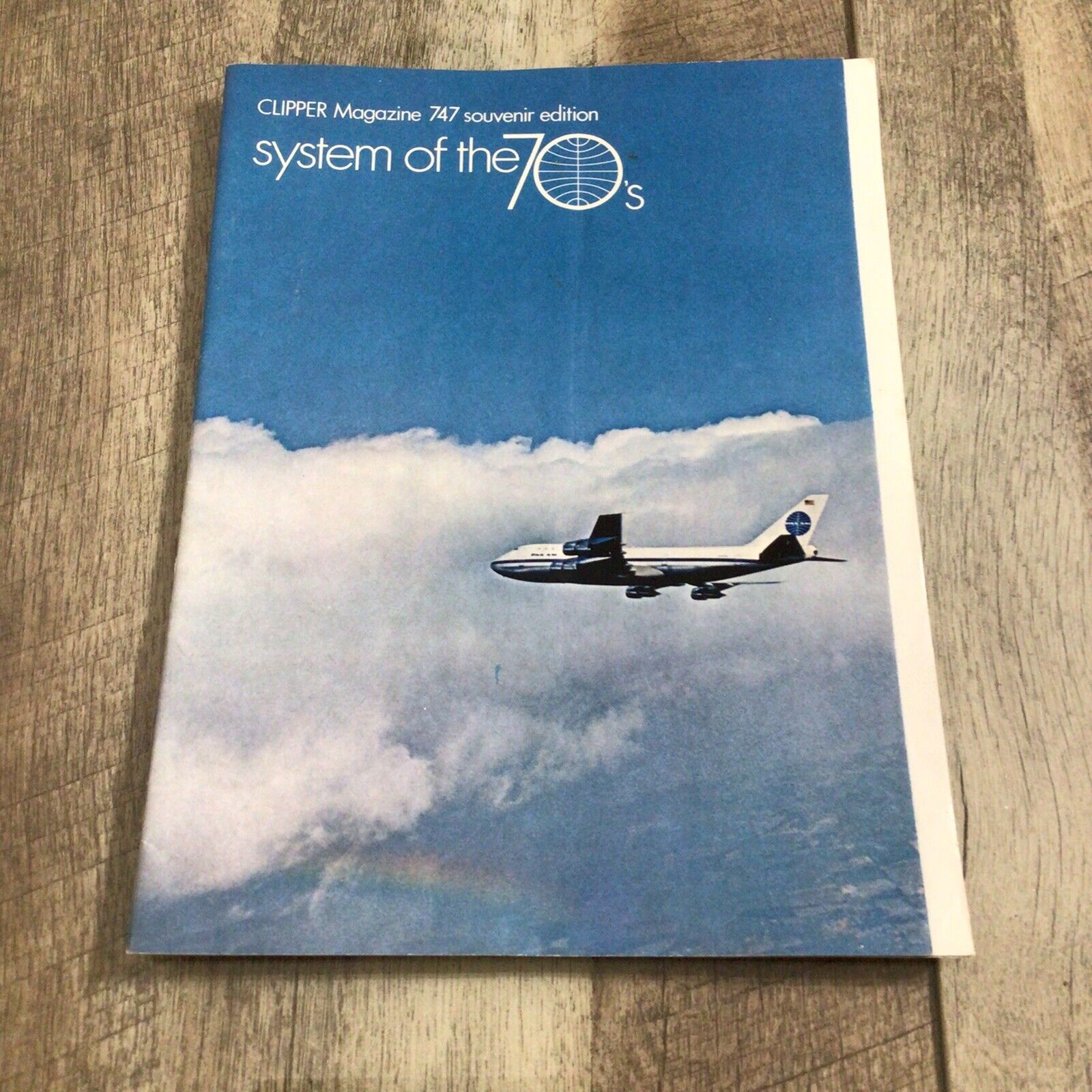 1970 Pan Am Clipper Magazine Boeing 747 Introduction Souvenir Issue Vintage