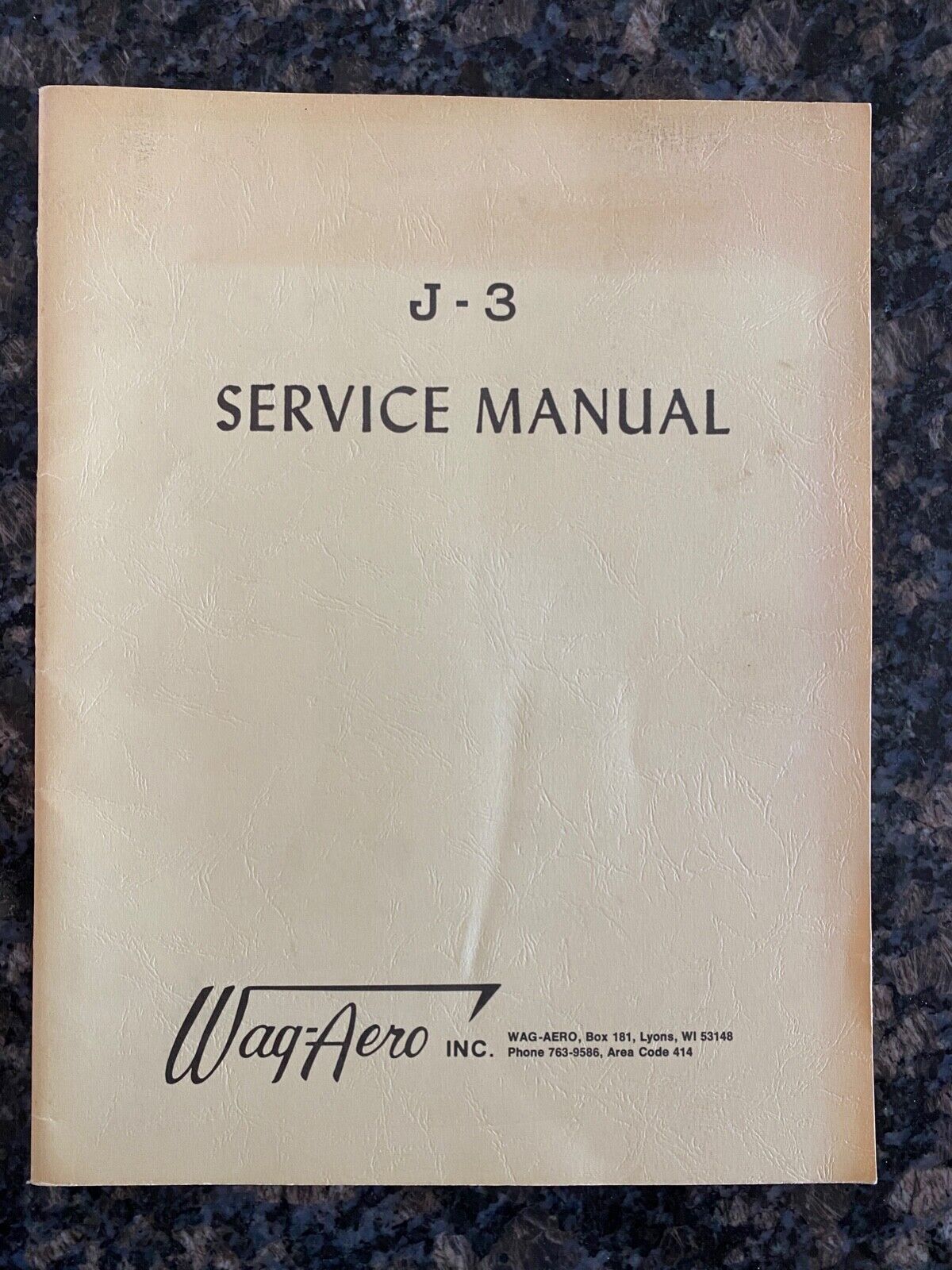 Piper J-3 Cub Service Manual