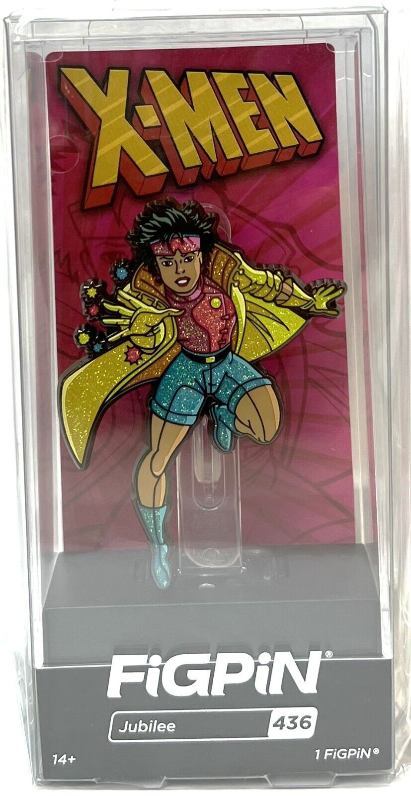 FiGPiN X-Men Jubilee CHASE Glitter #436 Collectable FigPin
