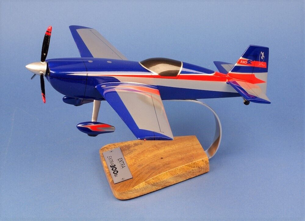 Extra Flugzeugbau 300SC Aerobatic Desk Top Display Wood Model 1/24 AV Airplane