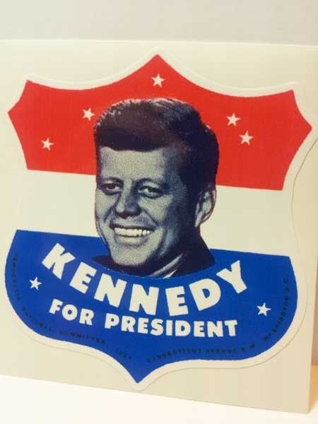 President Kennedy Vintage Style Decal / Vinyl Sticker