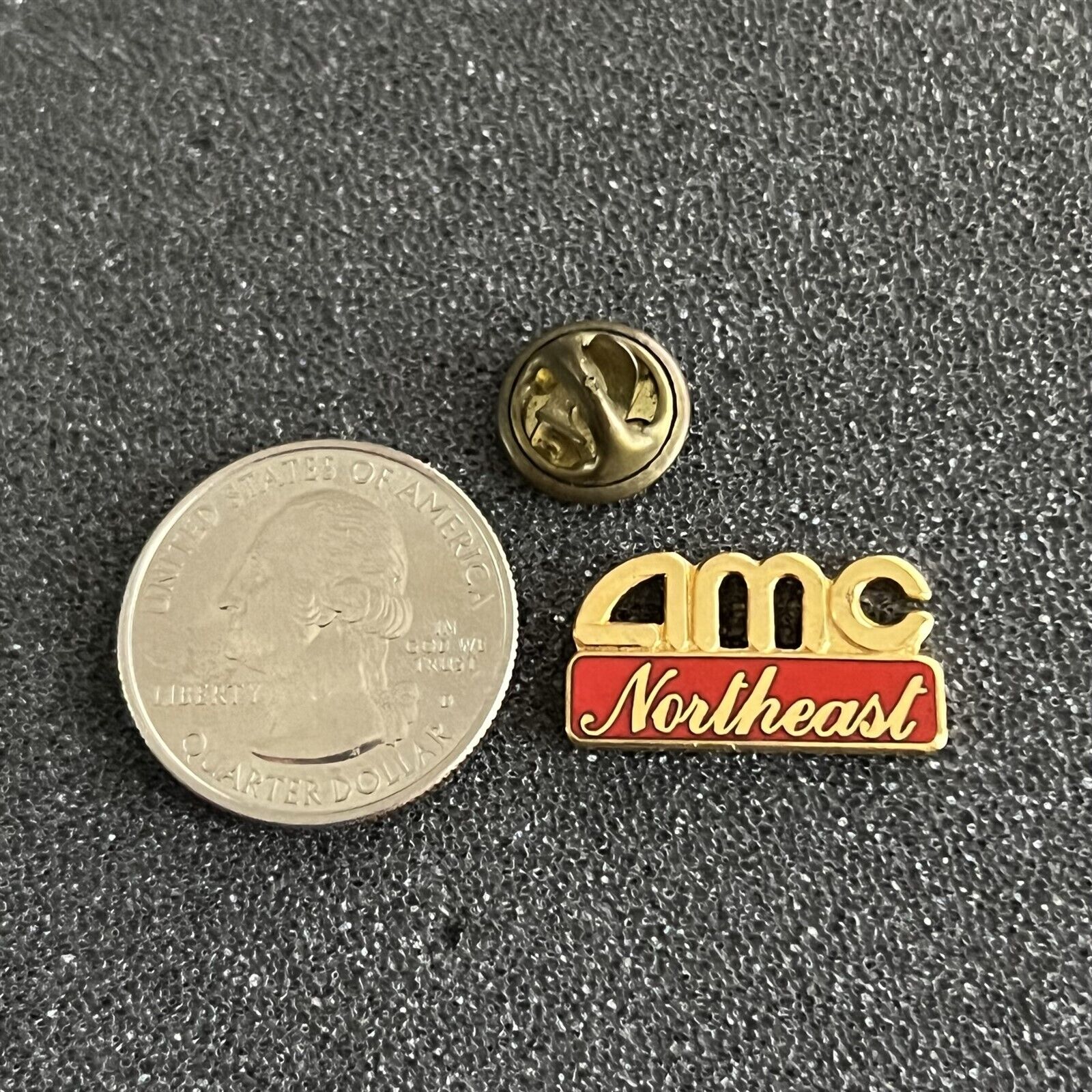 AMC Theaters Northeast Gold Tone Employee Pin Pinback #43841