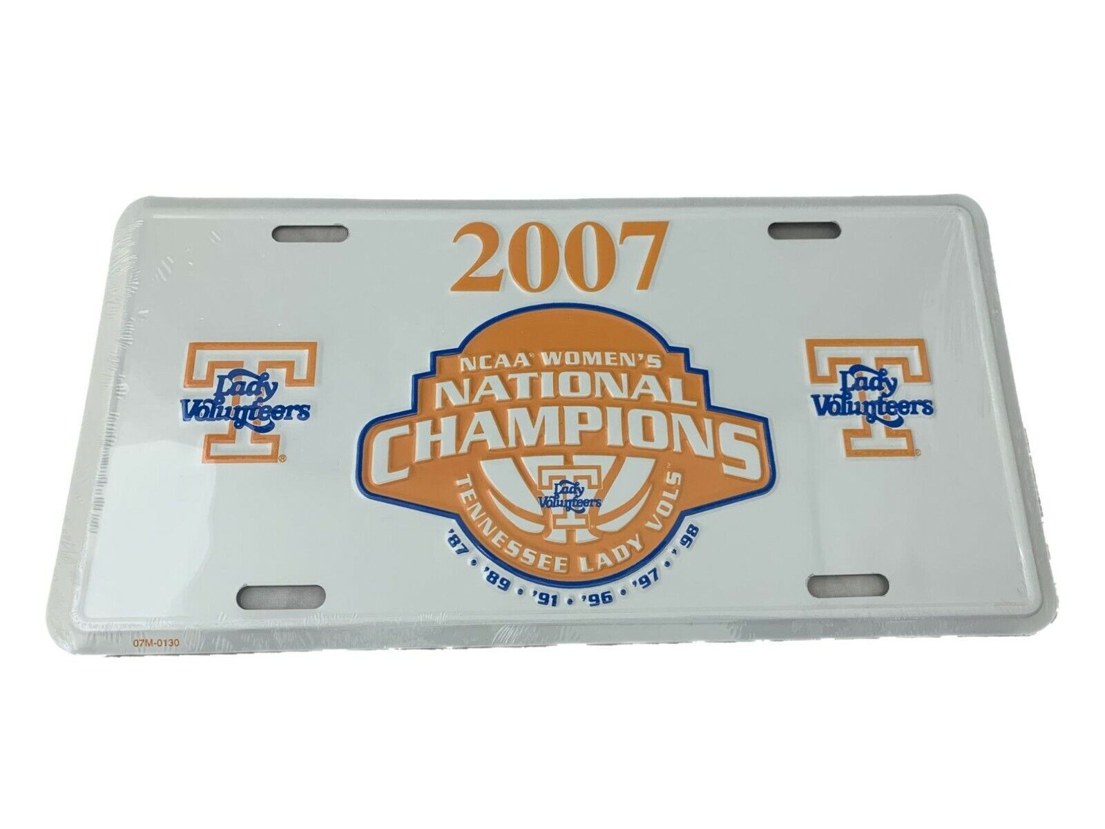 2007 Tennessee Lady Vols National Champions License Plate - 12\
