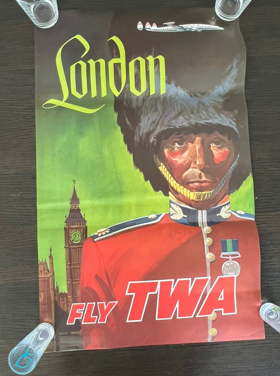 1950s TWA London Original Vintage Poster (Primo)
