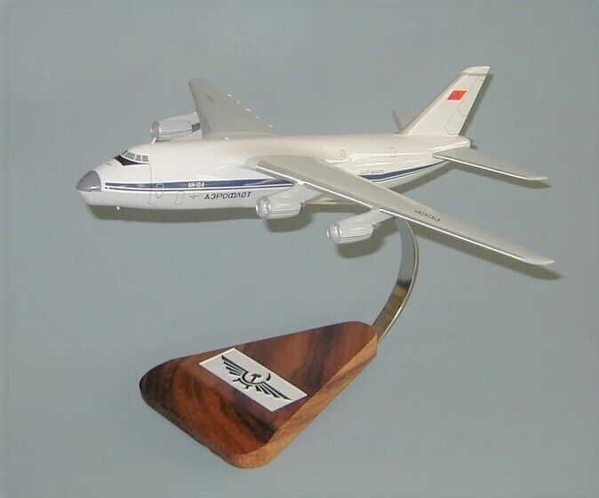 Aeroflot Antonov AN-124 Condor Old Hue Desk Top Display Model 1/200 SC Airplane