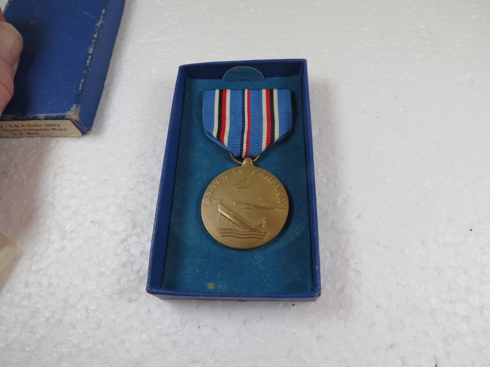 VTG World War II WW2 US Military 1941/1945 American Campaign Service Medal BOXED