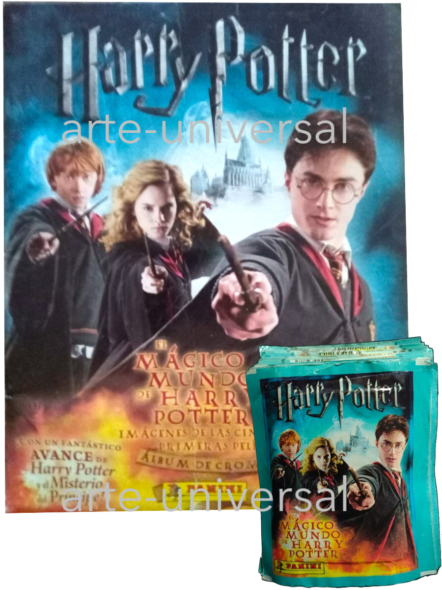 50 PACKS (250 stickers) Softcover ALBUM The Magical World of Harry Potter PANINI