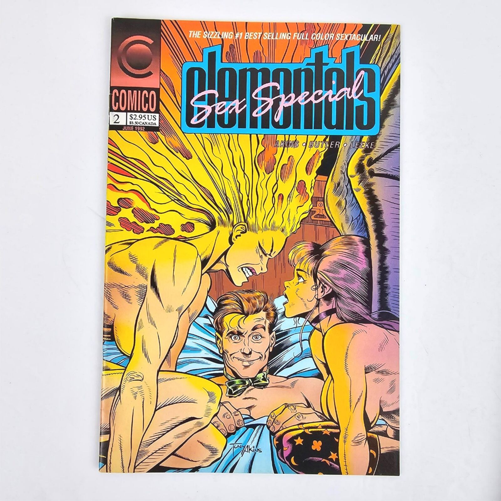 Elementals Sex Special #2 Akins Butler Comic Book Vintage 1992