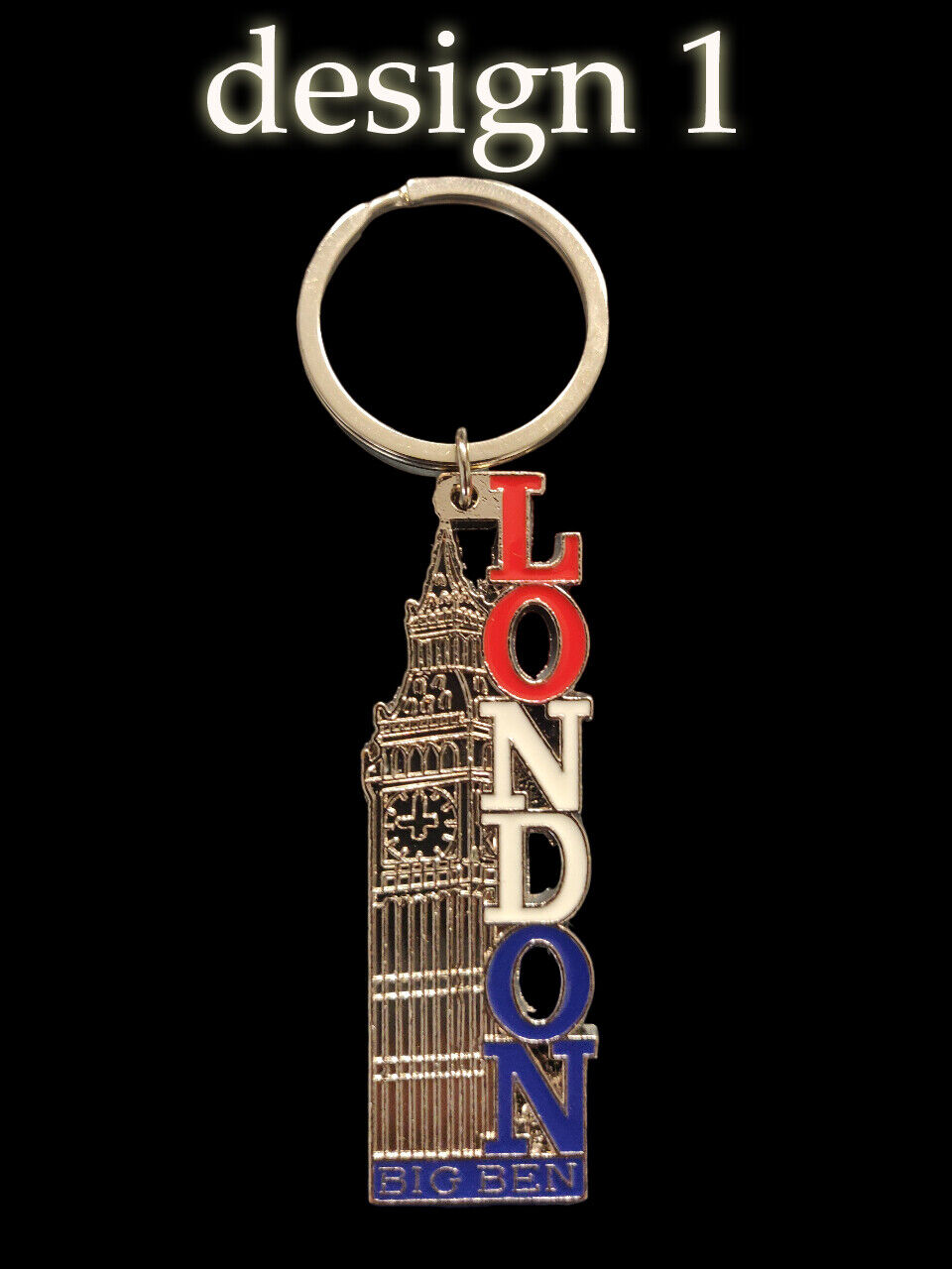 Key Rings Metal keychain London Souvenir British Miniature Gift Breloc England