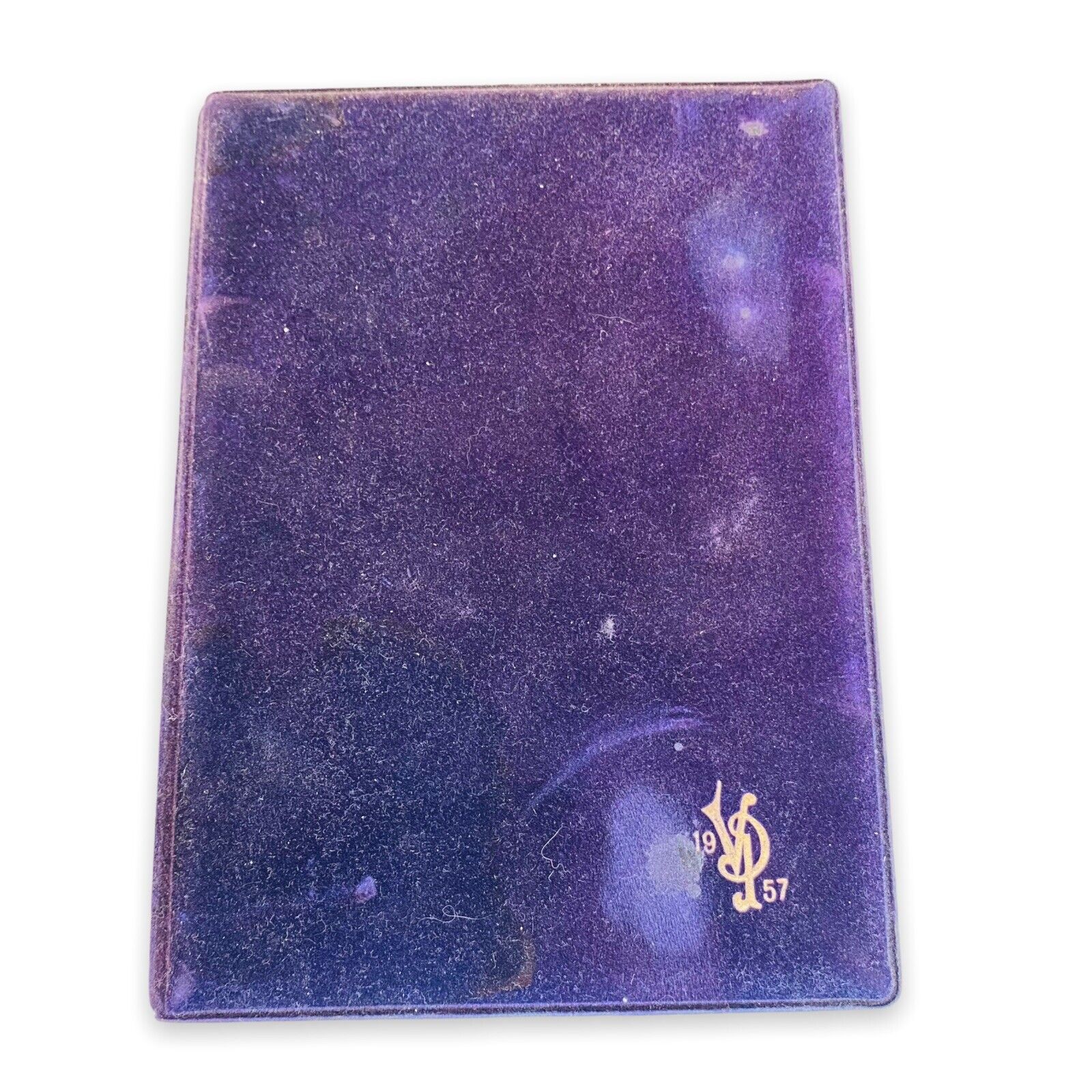 Vintage Veiled Prophet 1957 Notebook with Purple Cover with Christmas List?