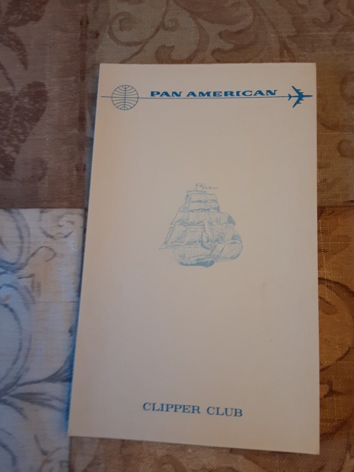 Pan American World Airways Clipper Club Note Pad