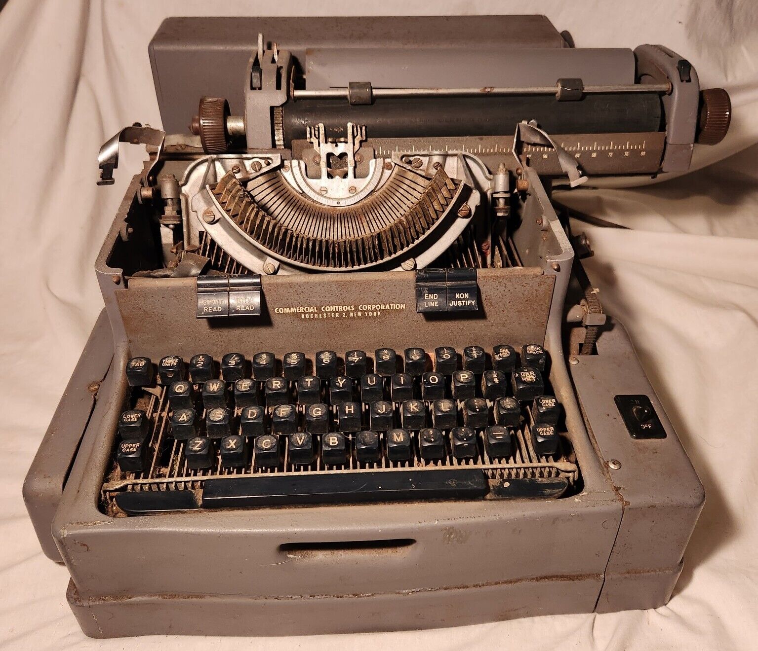 Rare Vtg Friden Flexowriter Commercial Controls Model Jr Reproducer Typewriter 