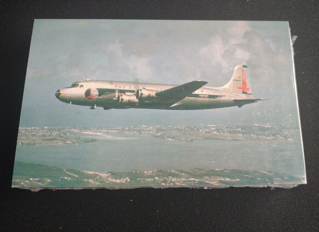 Eastern Airlines Douglas DC-4 Postcard, Pack Of 100 Semi Sealed, Fantastic