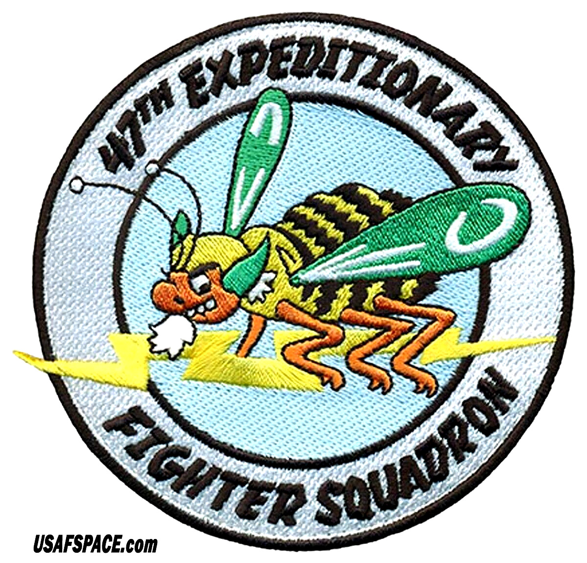 USAF 47TH EXPEDITIONARY FIGHTER SQ-47 FS-A-10 Thunderbolt II- ORIGINAL VEL PATCH