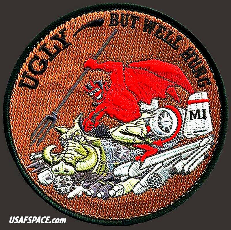 USAF 107TH FIGHTER SQ -107 FS- A-10C -UGLY BUT WELL HUNG- Michigan ANG-VEL PATCH