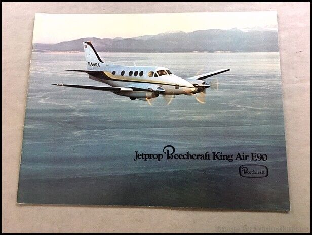 1978 1979 Beechcraft King Air Jetprop E90 Airplane Aircraft Brochure Catalog
