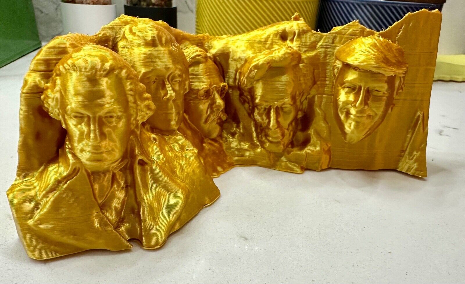 Mount Rushmore featuring President Donald Trump - New and Improved Design