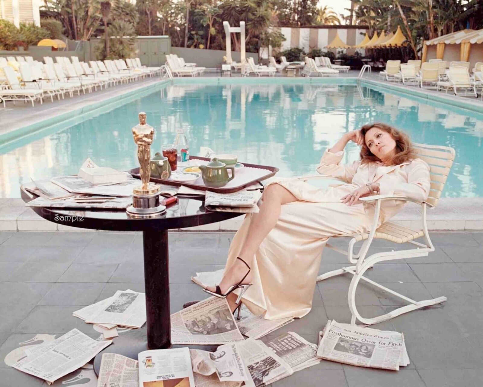 Faye Dunaway Beverly hills Color Print 8 x 10