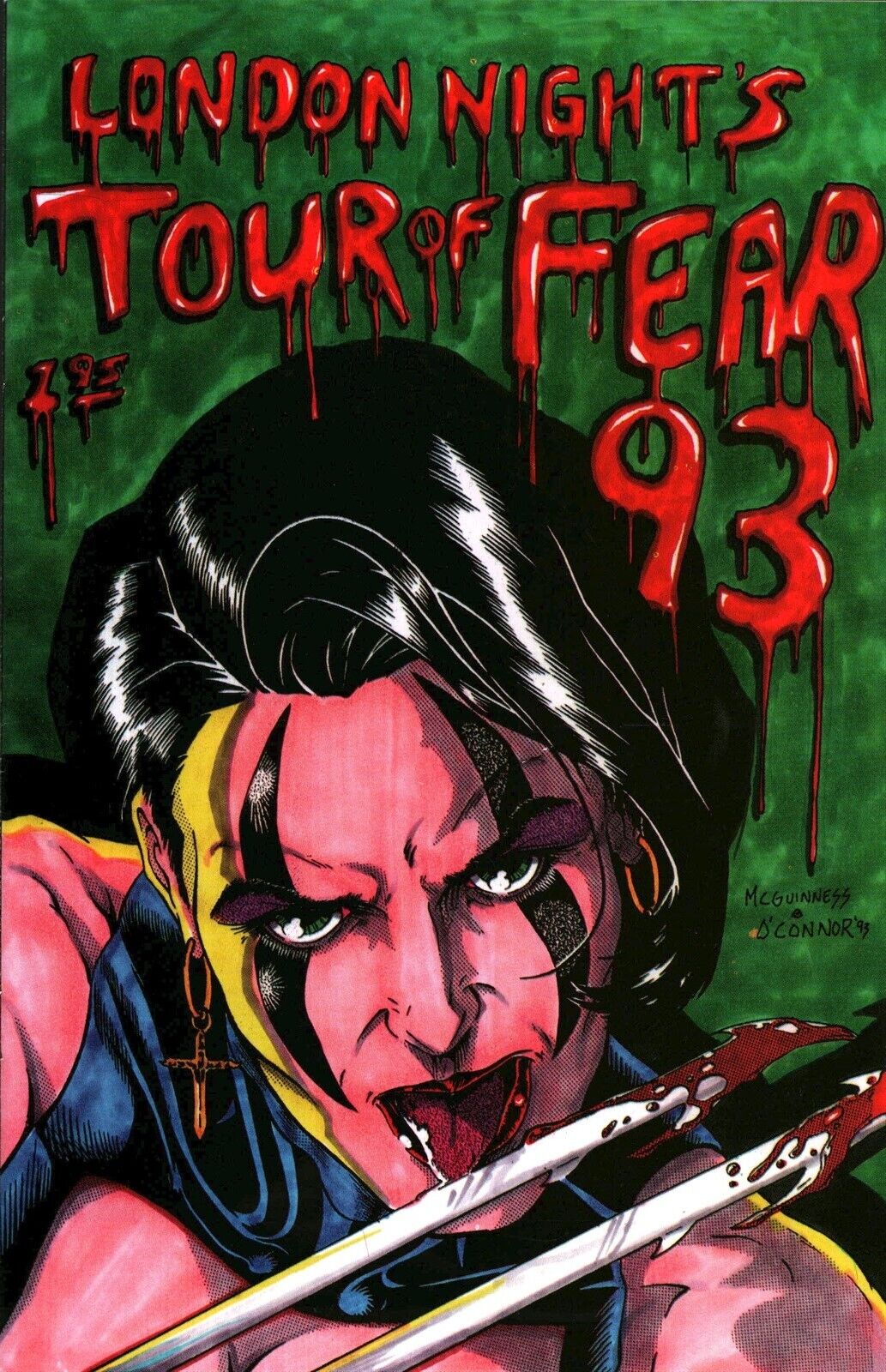 London Night Studios London Night's Tour of Fear '93 Comic Book Issue #1