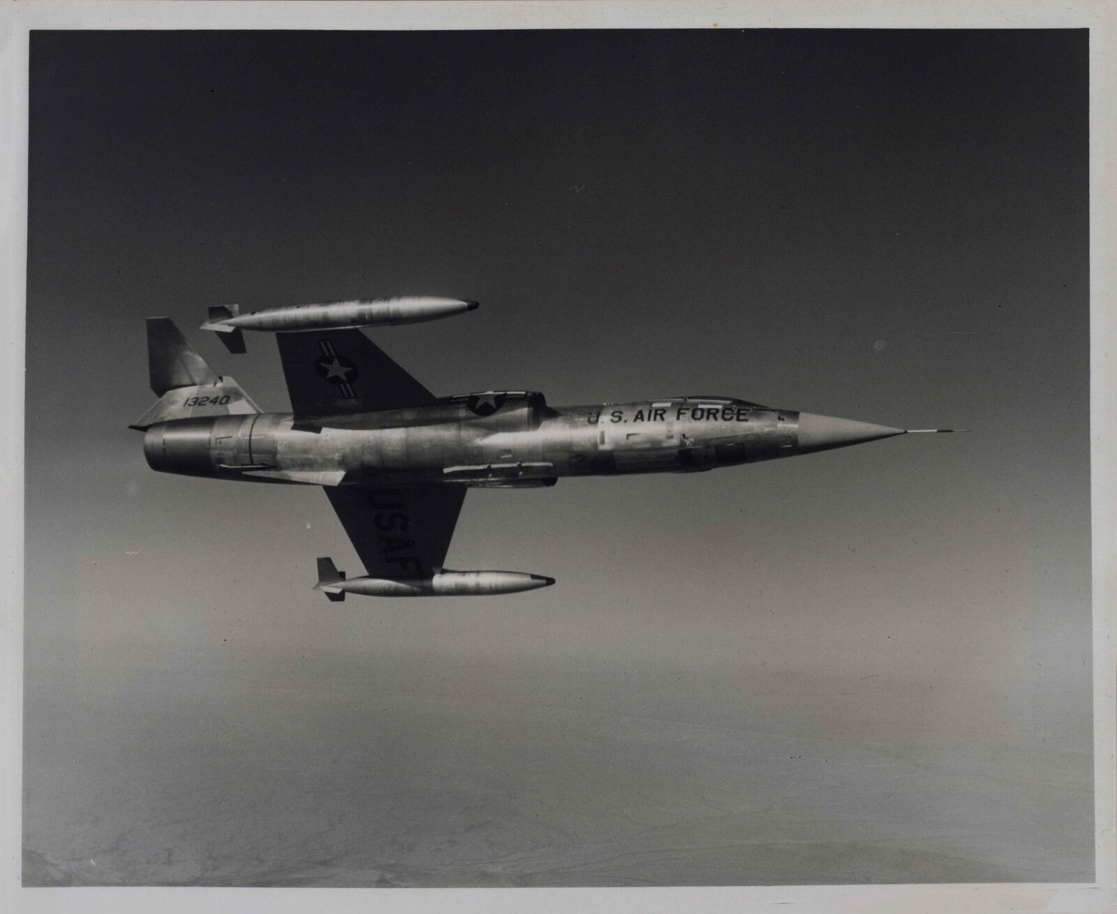 LOCKHEED F-104G STARFIGHTER USAF GERMAN AIR FORCE MANUFACTURERS PHOTO