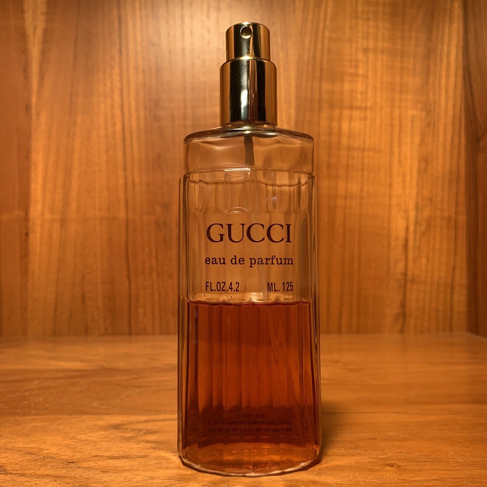 Gucci Eau de Parfum 1974 Vintage Original 125ml  4.2 oz Classic No Cap
