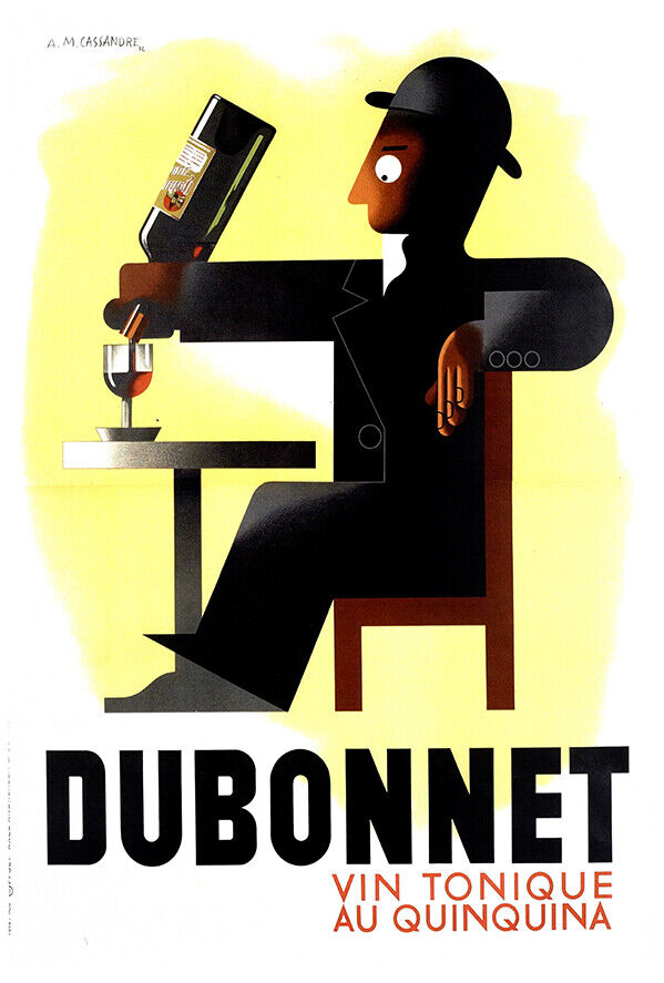 Dubonnet - Vintage Advertising Poster - Beer and Wine Print, Wall Art