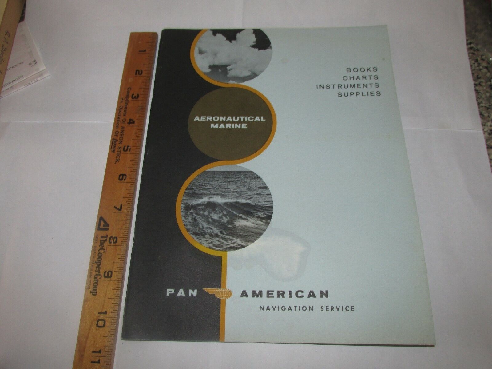 Pilot Training Flying 1971 Book Aircraft plane Pan American Catalog Watches Maps