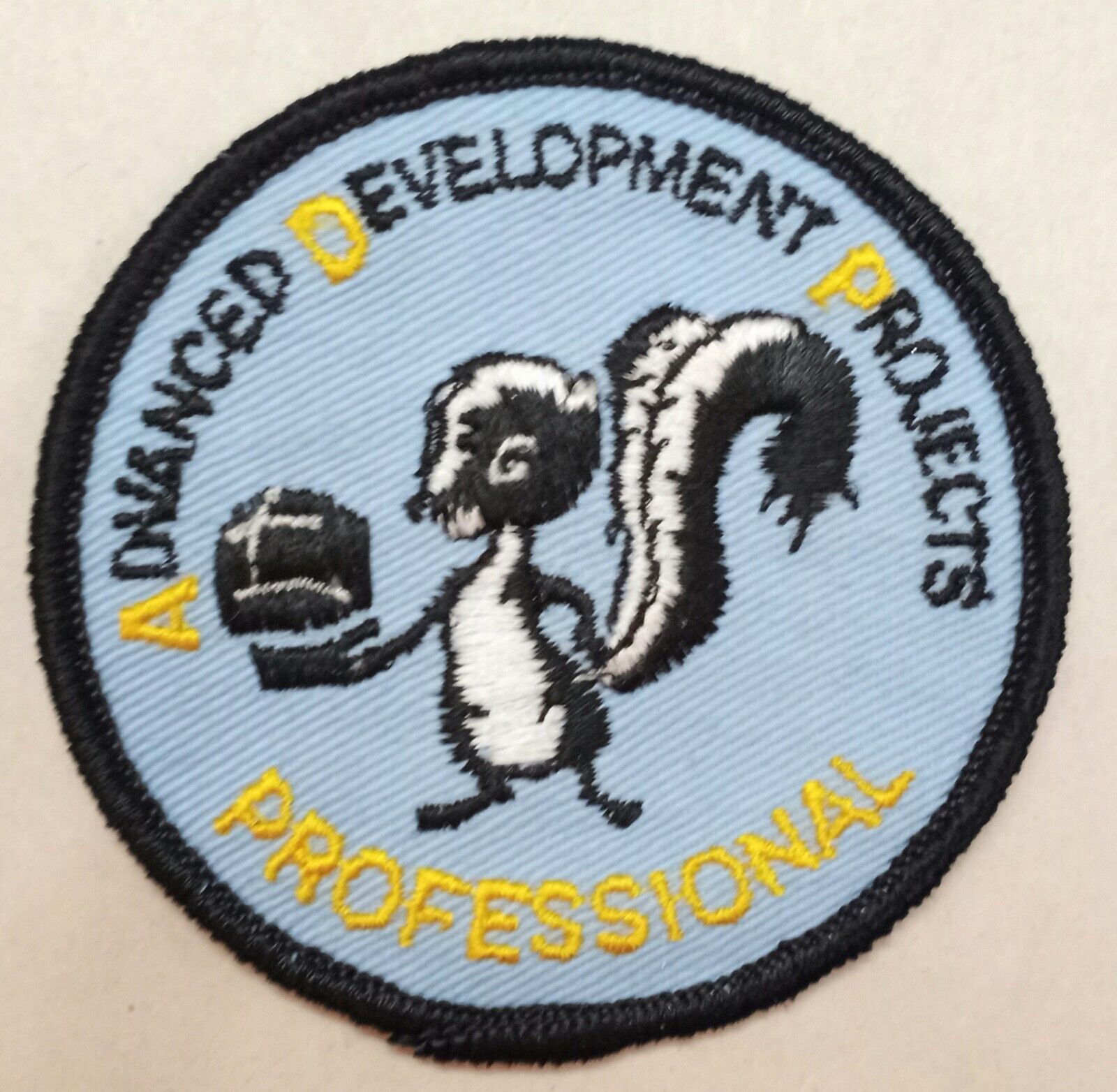 Vintage LOCKHEED Skunk Works PATCH sew on USAF ADP Advanced Development Projects