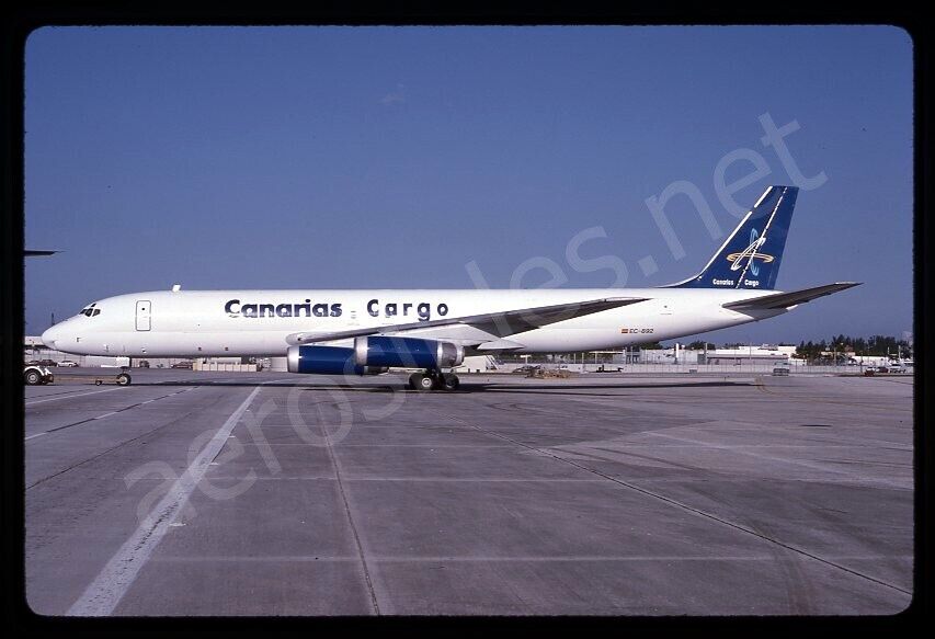 Canarias Cargo Douglas DC-8-62F EC-892 May 95 Kodachrome Slide/Dia A11