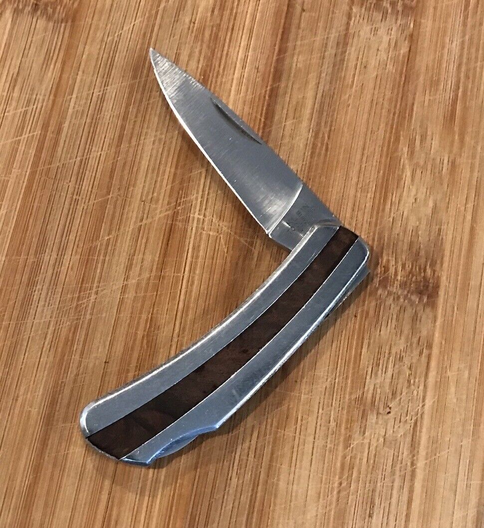 KLEIN TOOLS INC 44034 Wood Inlay Lockback Knife