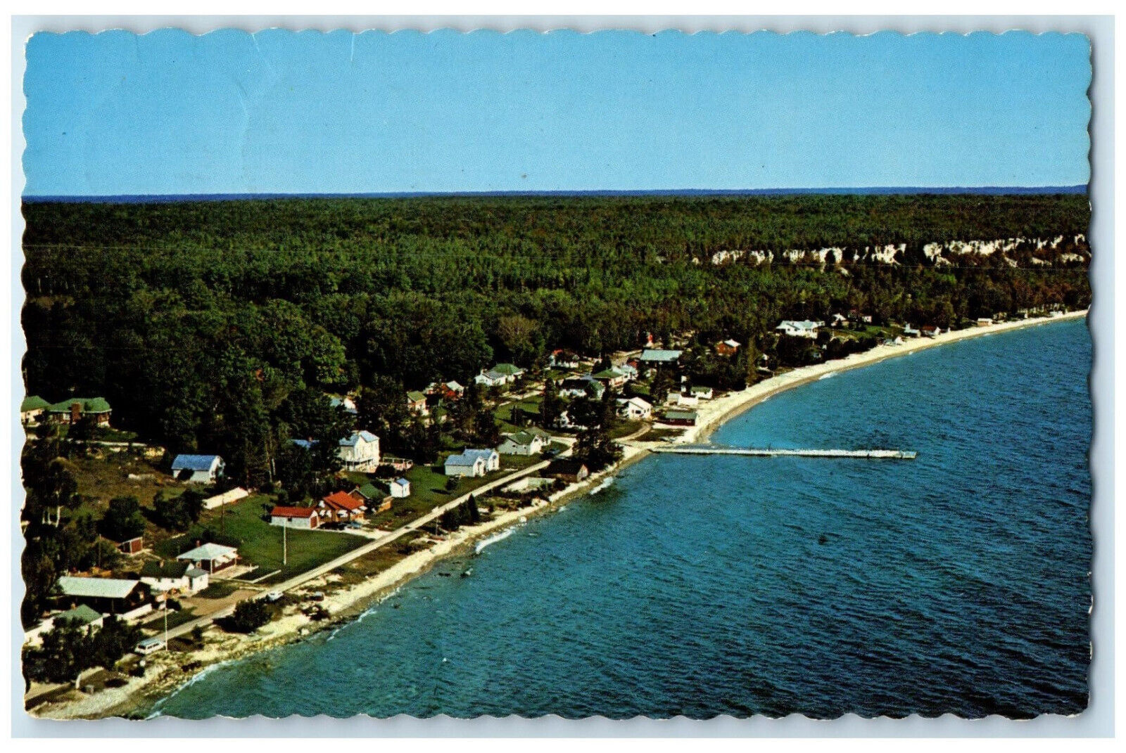 c1950\'s Dyer\'s Bay Located on Georgian Bay Lake Huron Canada Posted Postcard