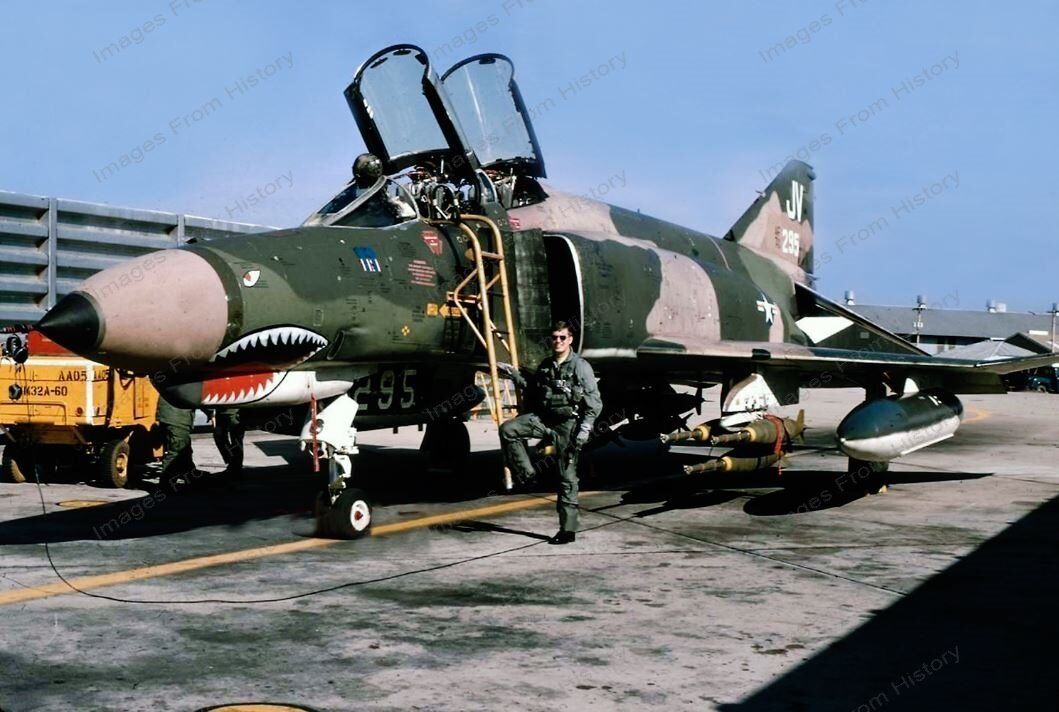 8x10 Print Mcdonell Douglas F-4 Phantom II 469th Squadron 1970 #FS9393