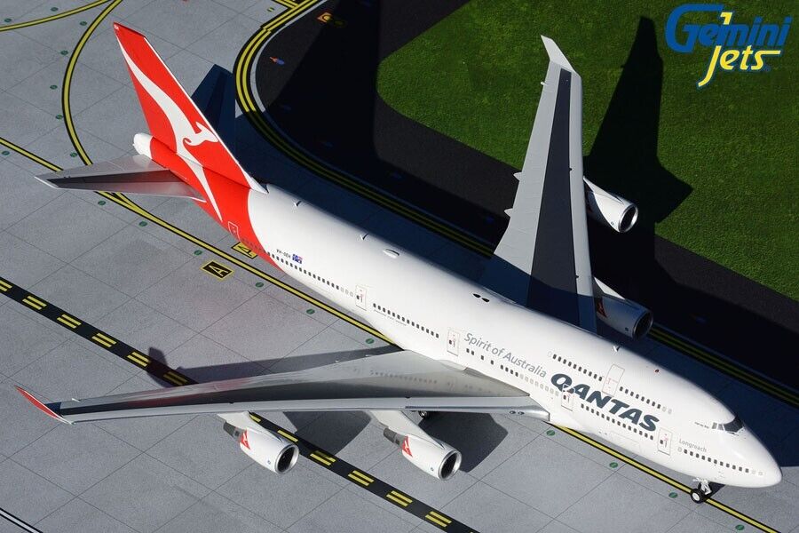 Gemini Jets 1:200 Scale Qantas Boeing 747-400 G2QFA734