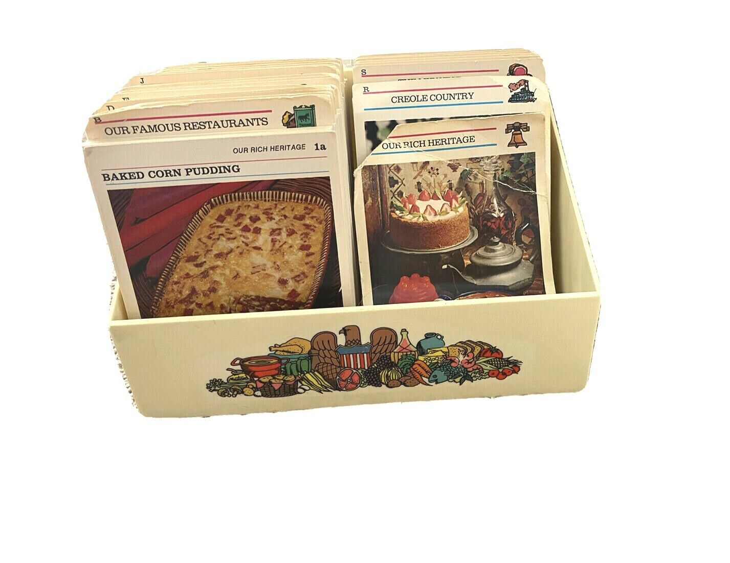 Vintage Rare McCalls 1973 American Recipes Collection Box 600 Cards 70s Retro
