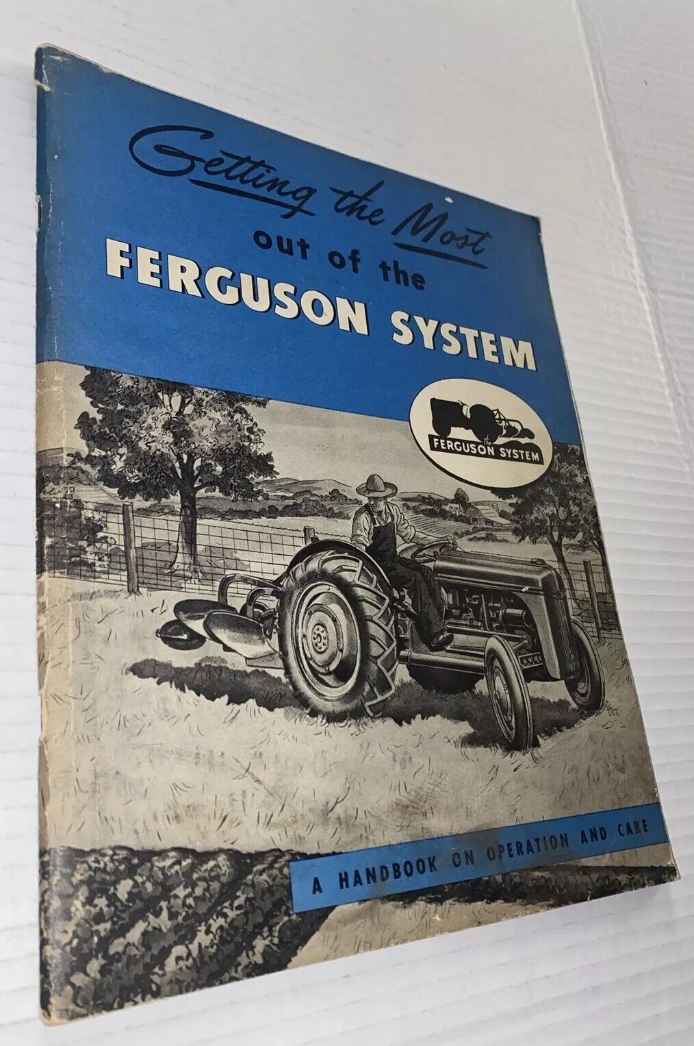 Ford Tractor Ferguson System Operation Manual Vintage 1946 PICS Detroit MI Prop