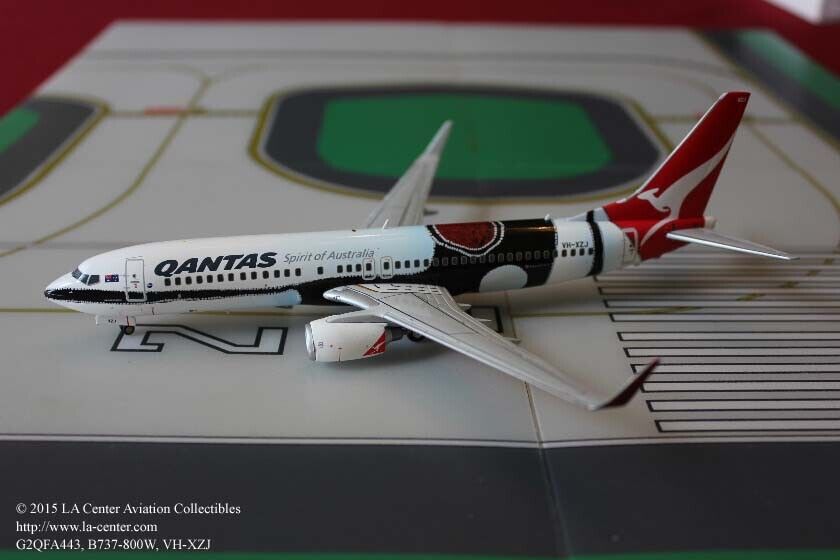 Gemini Jets Qantas Airways Boeing 737-800W Mendoowoorj Color Diecast Model 1:200