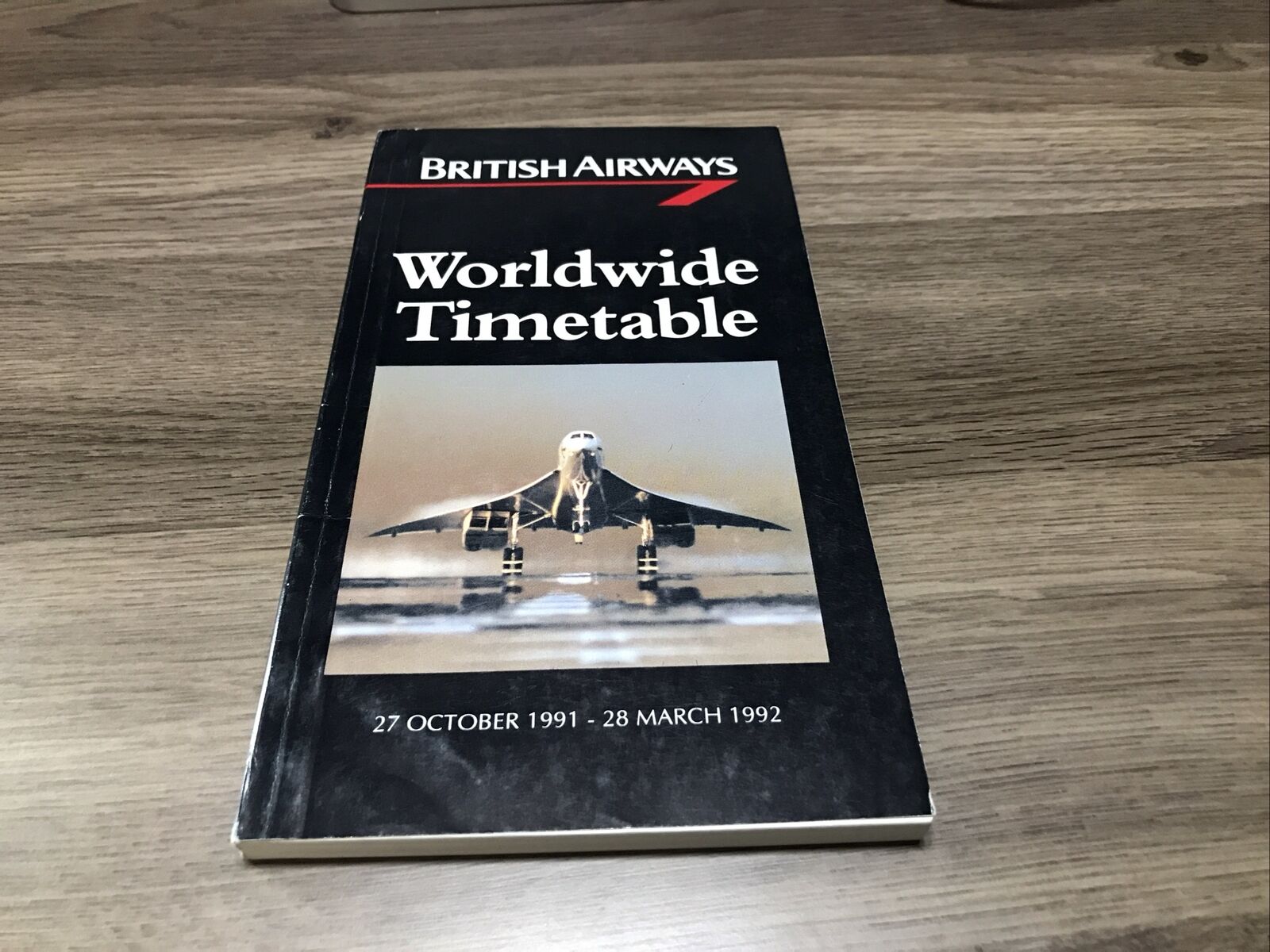 British Airways Flight Schedule Oct 27, 1991