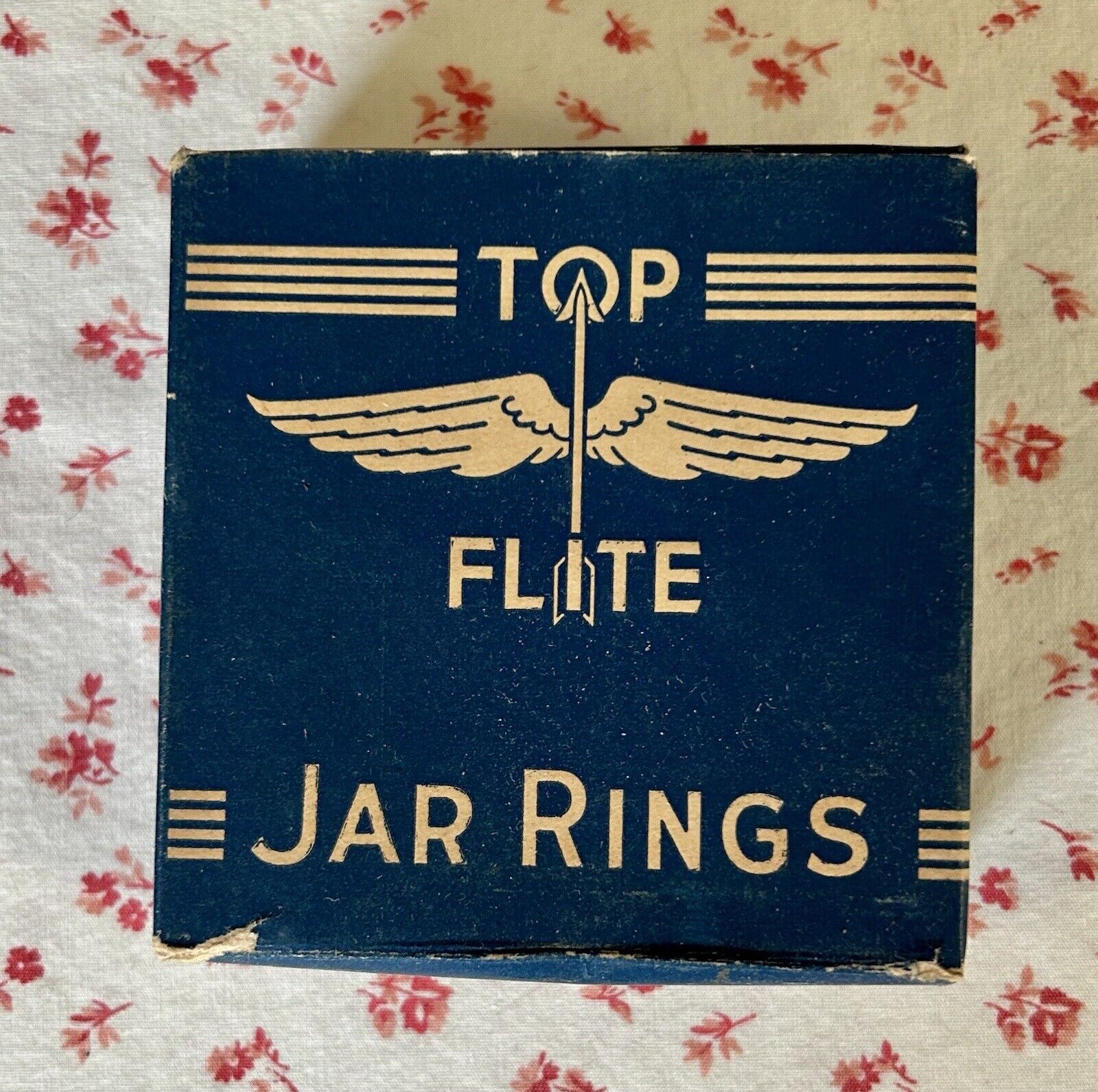 Vintage Top Flite Jar Rings NOS 12 Rings in Original Box