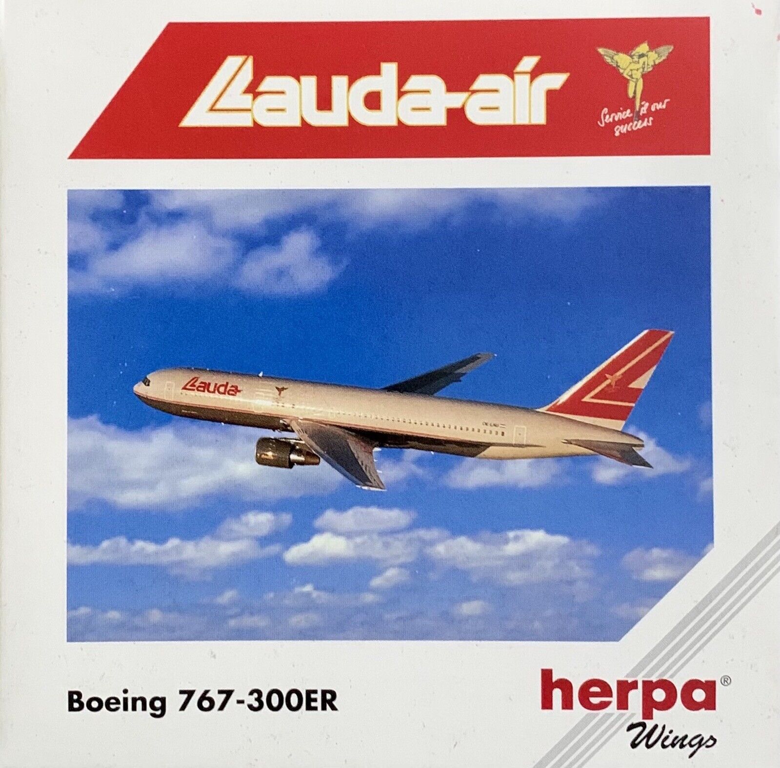 Herpa Wings Lauda Air Boeing 767-300ER Scale 1:500 HE502856