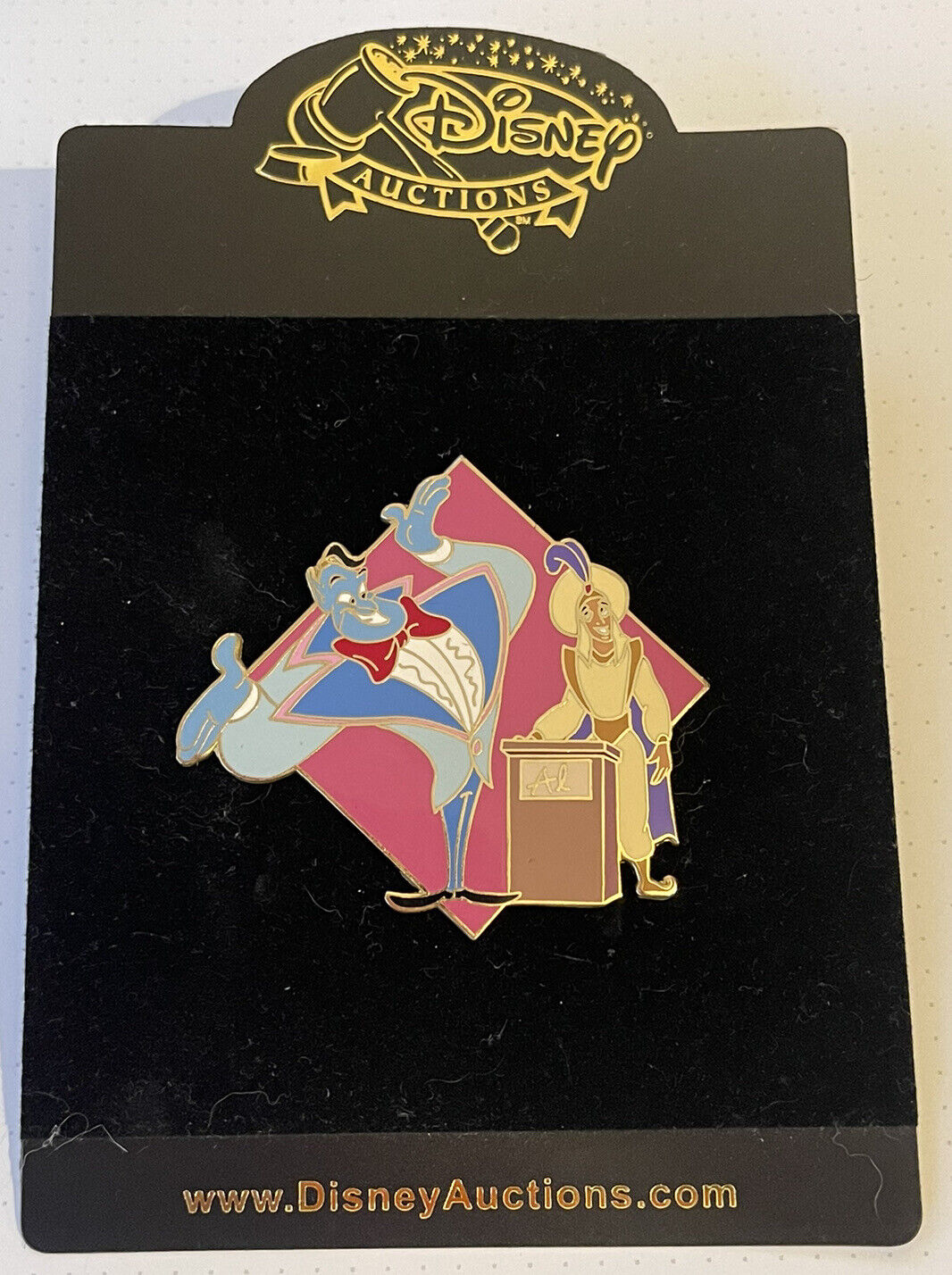 Disney Auctions Genie of the Lamp Game Show Host Prince Ali Aladdin Pin LE 100