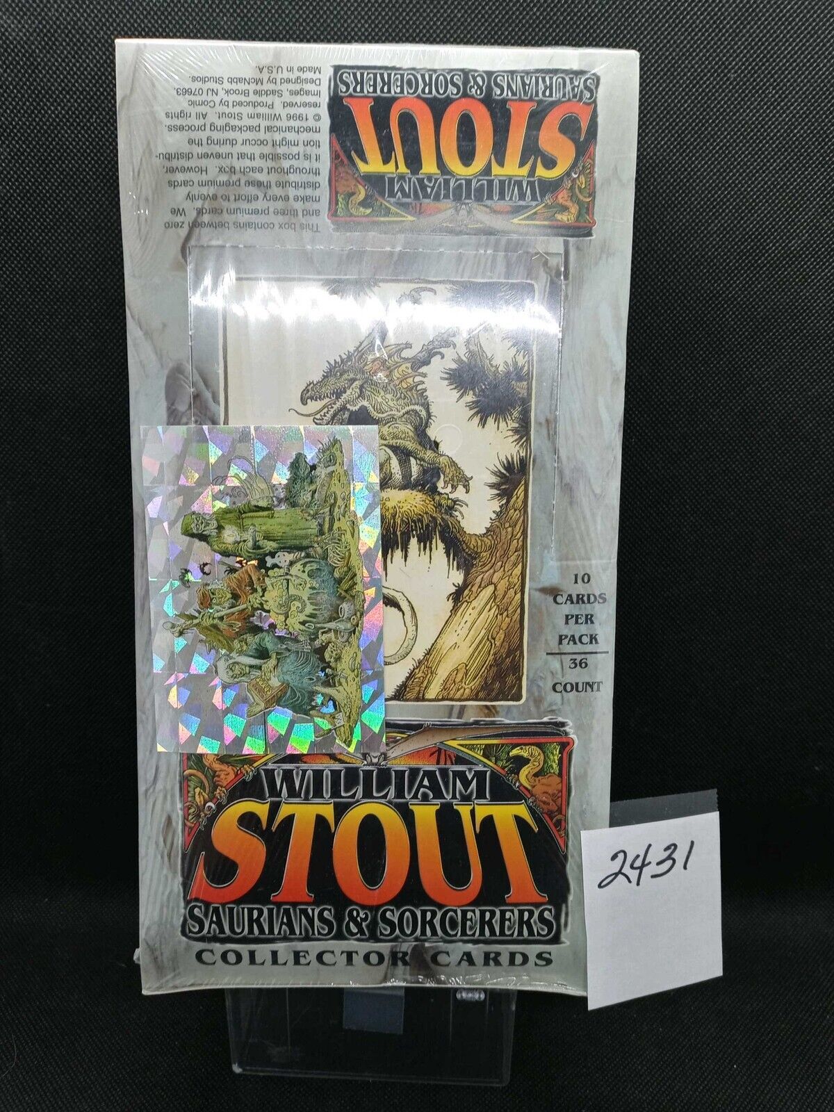 1996 WILLIAM STOUT SAURIANS SORCERERS COLLECTORS CARDS SEALED BOX RARE