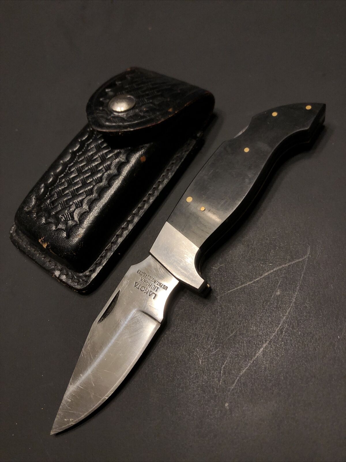 LAKOTA 271 LIL' Hawk Vintage Lockback Knife Seki Japan Sei Kanematsu 1980s